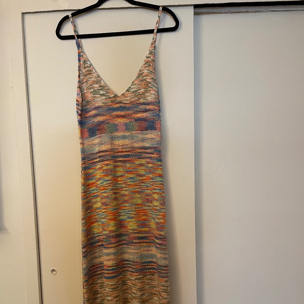 Fate Multicolored Knit Sundress